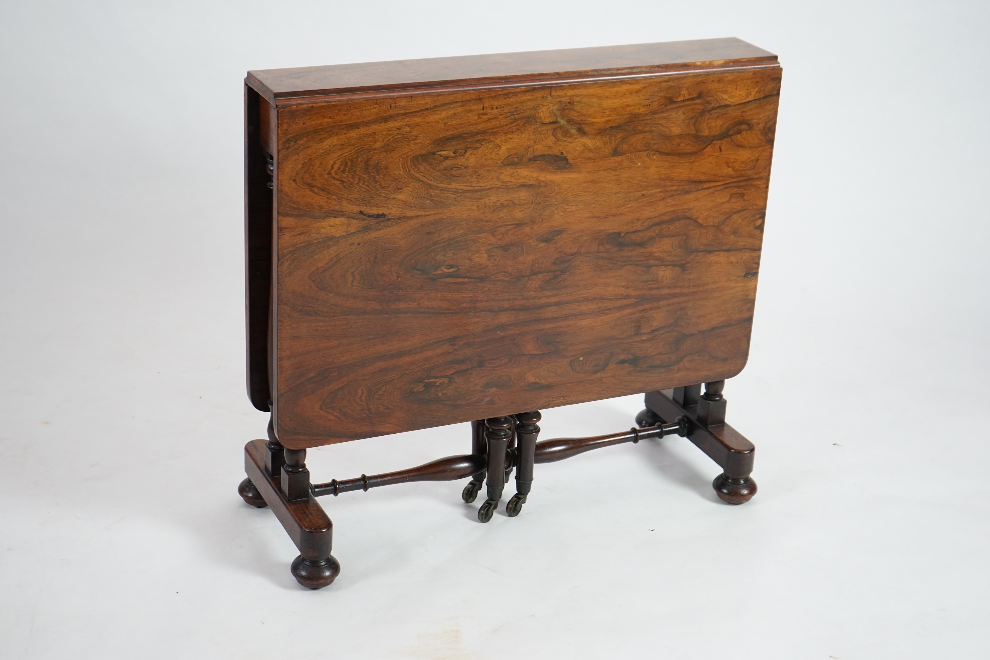 An early Victorian rosewood Sutherland table